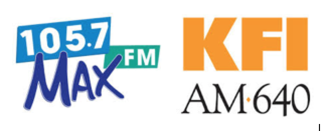 105.7 Max FM and KFI AM 640 Logos